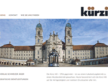 Tablet Screenshot of kuerzi.ch